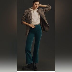 The Yaya Velvet Pull-On Flare Jeans by Pilcro